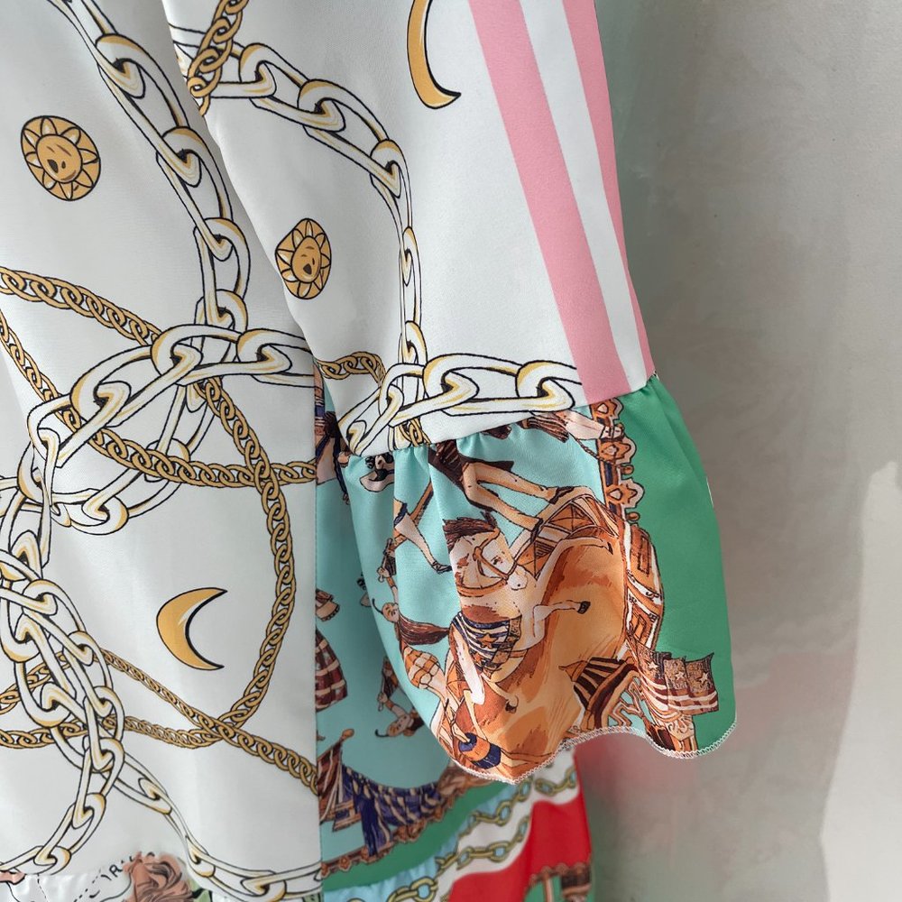 Multi-Pattern Tunic Dress Or Top - image 2